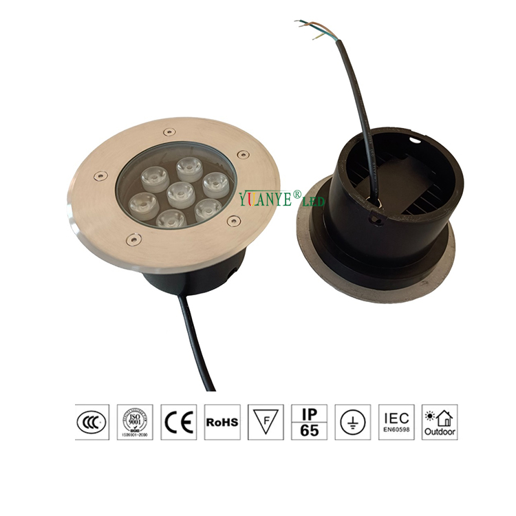 Yuanyeled bajo voltaje bien luz en el suelo 3000K 4500K paisajismo al aire libre luz de jardín yy-dmr2 7