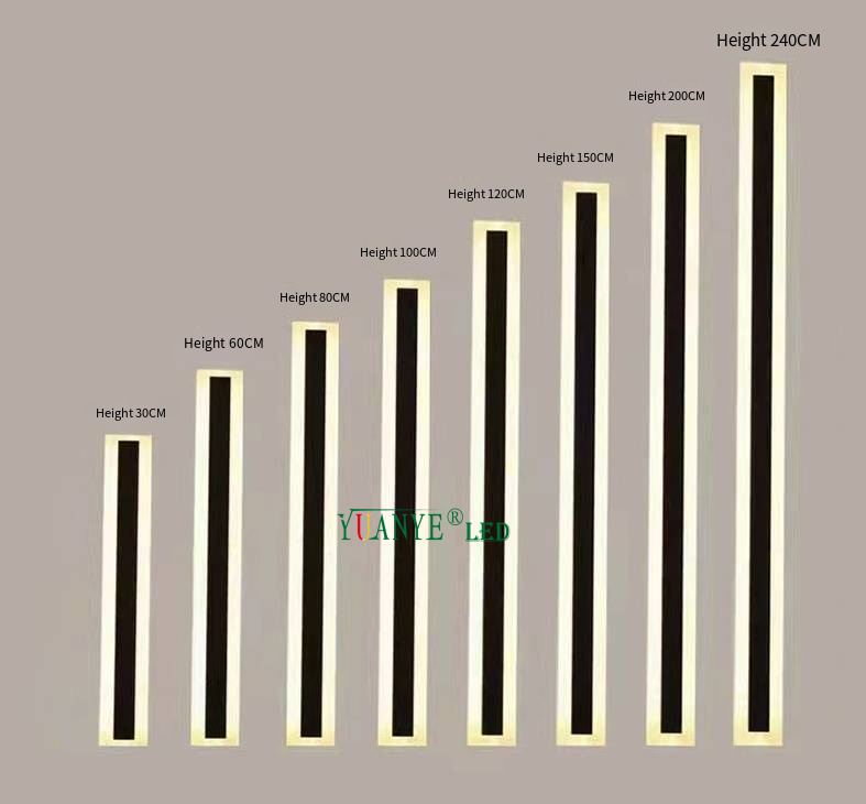 Iluminación de porche de dormitorio novedoso DC24V AC85-265V IP65 Decora el bolio de pared impermeable para jardín yy-bdl014 7