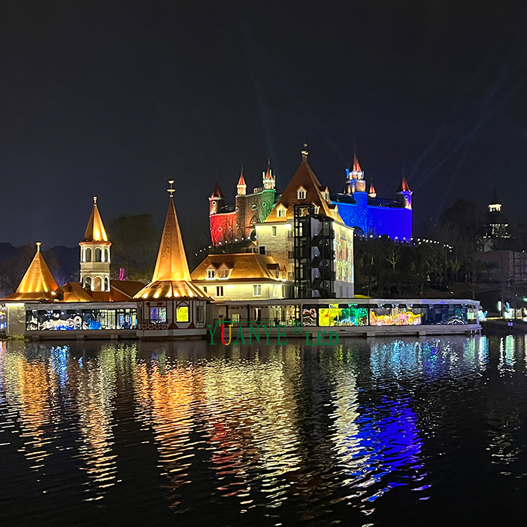 Yuanyeleled 54W 100W 162W High Power LED Light Light DMX512 RF Control LED Display com botões YY-SG001 13