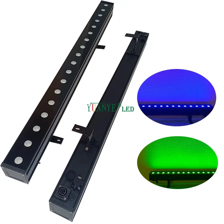 Yuanyeled Outdoor Wall Washer RGB RGBW DMX 3-Pin dan Konektor Nirkabel 5-Pin Untuk Bar DJ Pertunjukan Pencahayaan Panggung YY-XQ7068 1