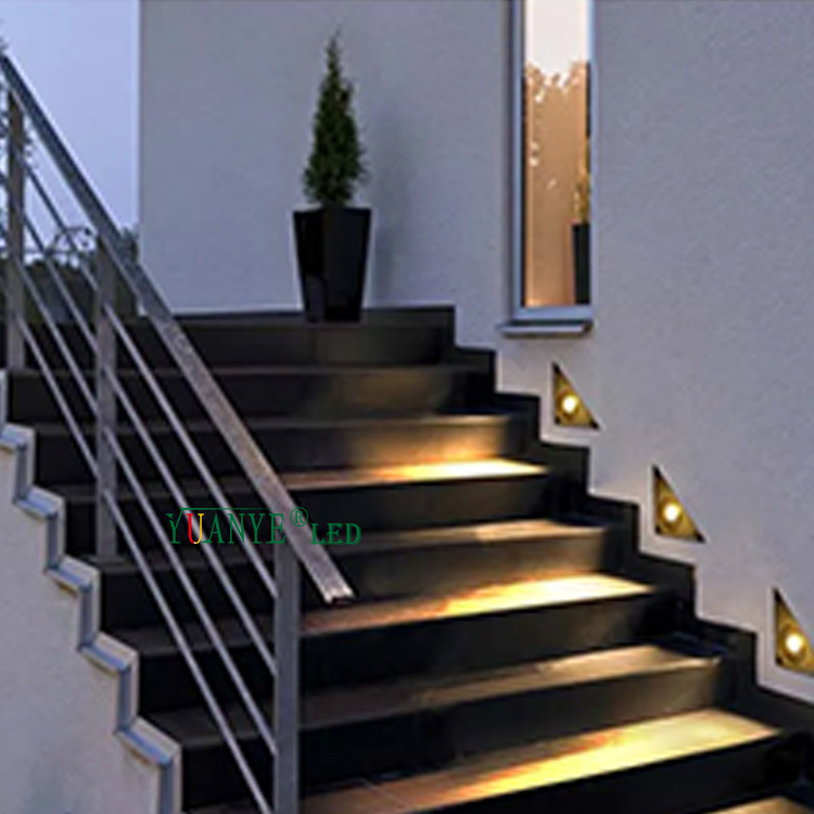 Triángulo de luz LED al aire libre en interiores con forma 1W 3W 5W 6W IP65 Aluminio para la decoración del pasillo del corredor del hotel YY-QJT002 11