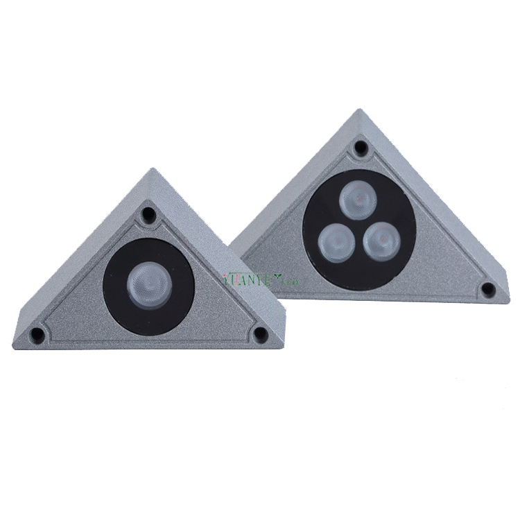 Triángulo de luz LED al aire libre en interiores con forma 1W 3W 5W 6W IP65 Aluminio para la decoración del pasillo del corredor del hotel YY-QJT002 8