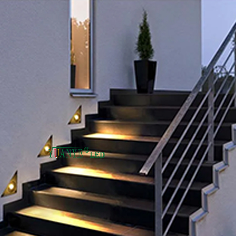 LED-Stufen Lichter Solardeck Lichter wasserdichtes Google Home YY-QJT002 Dimmbare Netzteile Stufe Yuanyeled Yuanyeled 11