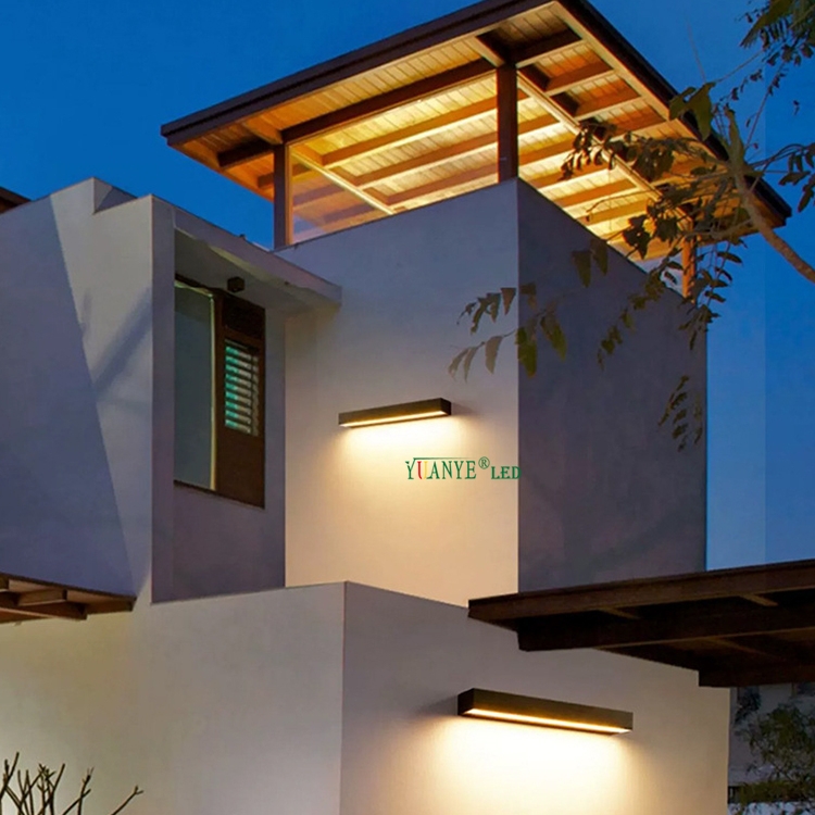 Yuanyeled Head Single Modern Waterproof Outdoor Long Strip LED Wall Lampu RGB RGBW IP65 LIGHT LIGHT YY-BDL011 10