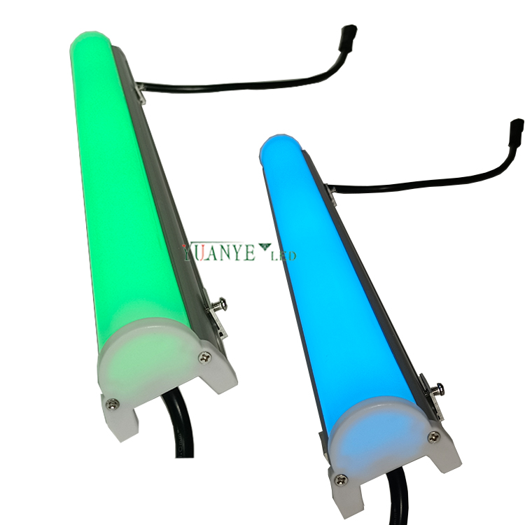 Digital Tube Pixel Bar Light Supplier Wall Washer YY-HL5042 Rdm Advertising Display Building Aluminum Batten Light 7