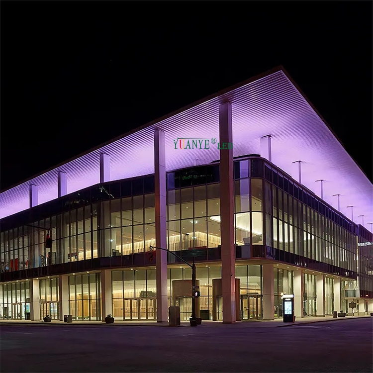 Dos lados RGB RGBW Luces de lavadora de pared exterior El hotel engrosable el soporte de alta calidad con control RF YY-XQ40104 11