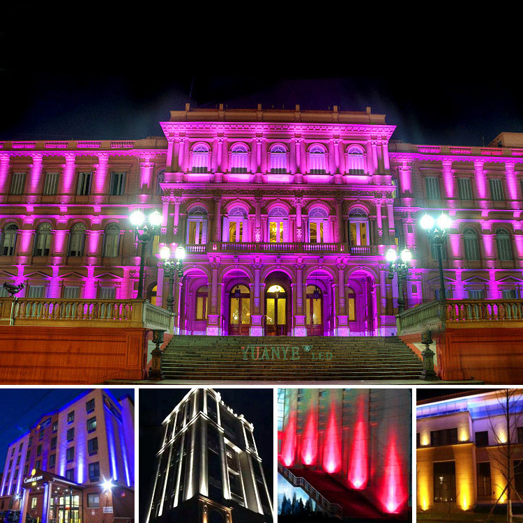 Verre murale intelligente en verre transparent étanche DMX512 Lautres suspendues pour le café télécommandé YY-BDS024 10