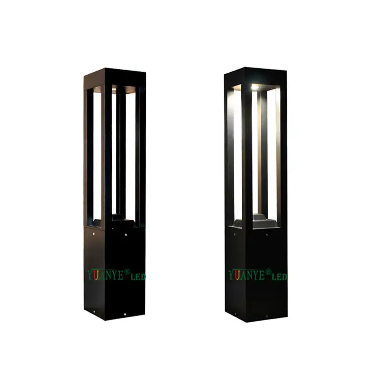 Luci a led yuanyeled post decorazione del giardino natale 5w 6w 9w 12w 0,9 m per pathway terreni yy-cpl12d 1