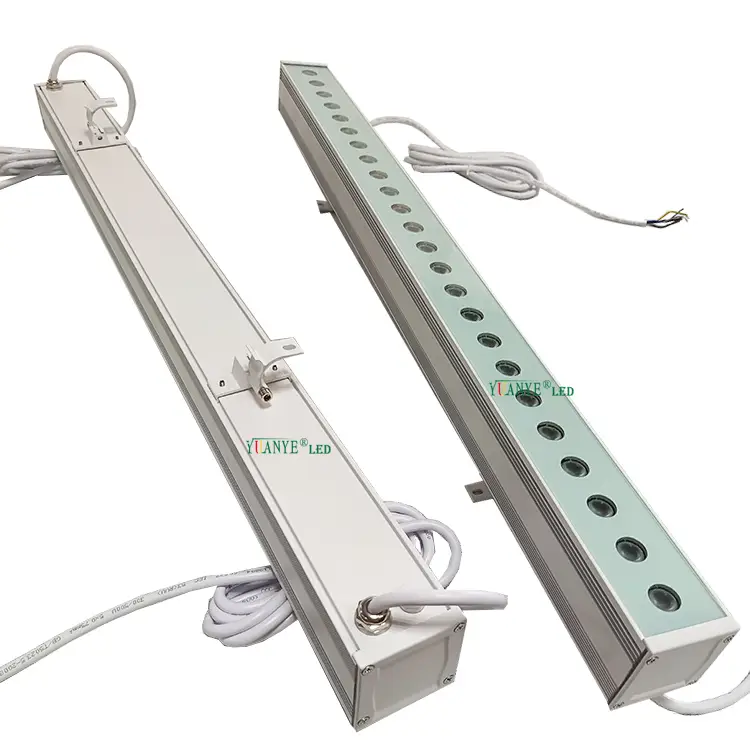 Luzes ao ar livre permanentes tira LED Light White Garden Wall Washer7068 1