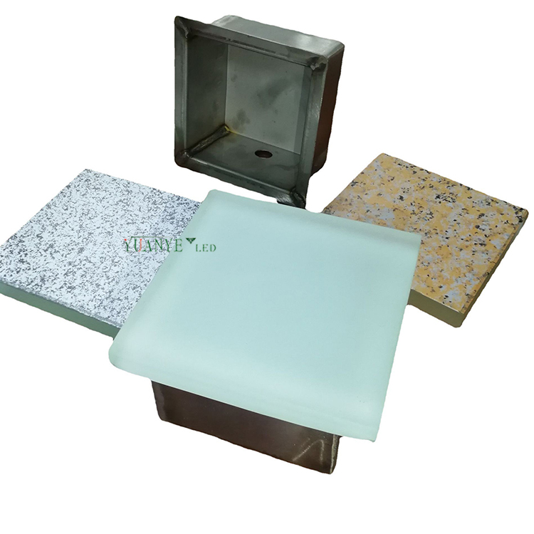 Led Stainless steel inground light Rgbw 4000K Cool White With Tuya Dmx512 Control for Driveway Pathway Step YY-DZS001 8