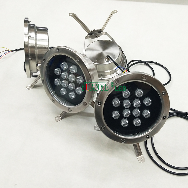 Tuya IP68 LED de acero inoxidable LED submarino 6W 18W 24W con modelo de control RF YY-SDTG 8