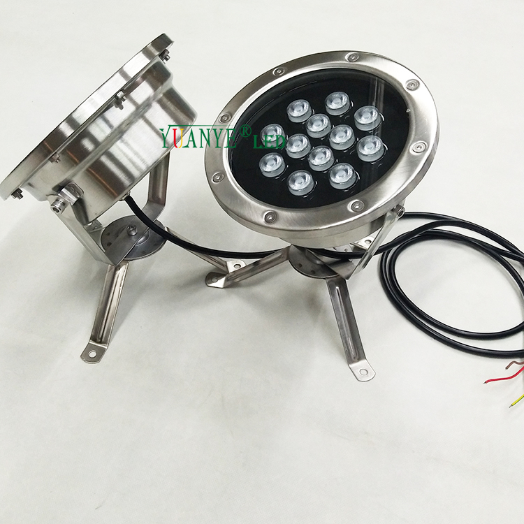 Tuya IP68 LED de acero inoxidable LED submarino 6W 18W 24W con modelo de control RF YY-SDTG 7