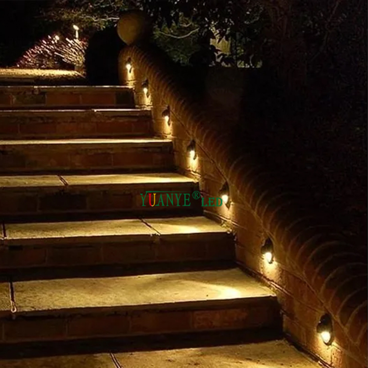 DIA 3.94 بوصة 4.73 بوصة LED خطوة ضوء الطريق ضوء الطريق 2W 6W 9W 10W مع DMX512/RDM YY-QJR007 12