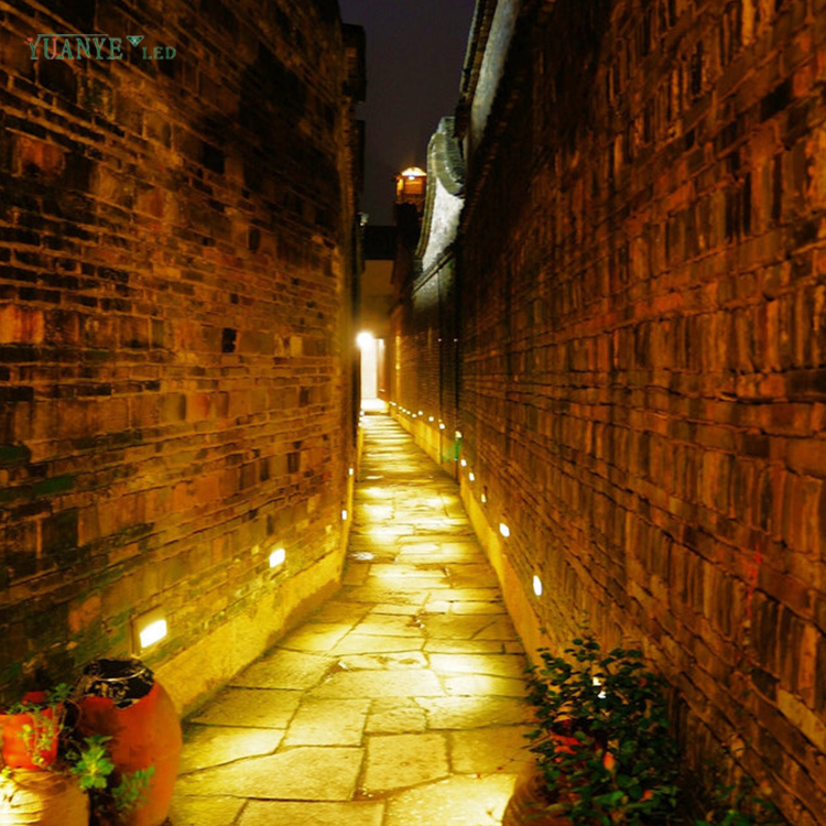 DIA 3.94 بوصة 4.73 بوصة LED خطوة ضوء الطريق ضوء الطريق 2W 6W 9W 10W مع DMX512/RDM YY-QJR007 11