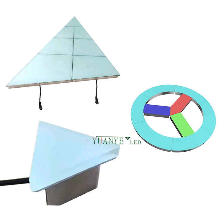 Yuanyeled - Donut Shape personnalisé Light Brick Dimmable Dimmable RGBW ACTEUR INOXEDUX EN ÉCLAIR001 9