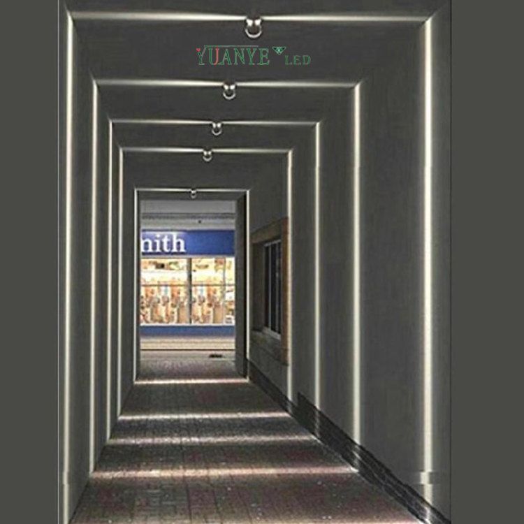 Yuanyeled - Lampu LED Taman Luaran RGBWY 180 Degree 5W 10W Hotel Square Buildings Lights Wall Yy -BDW005 11