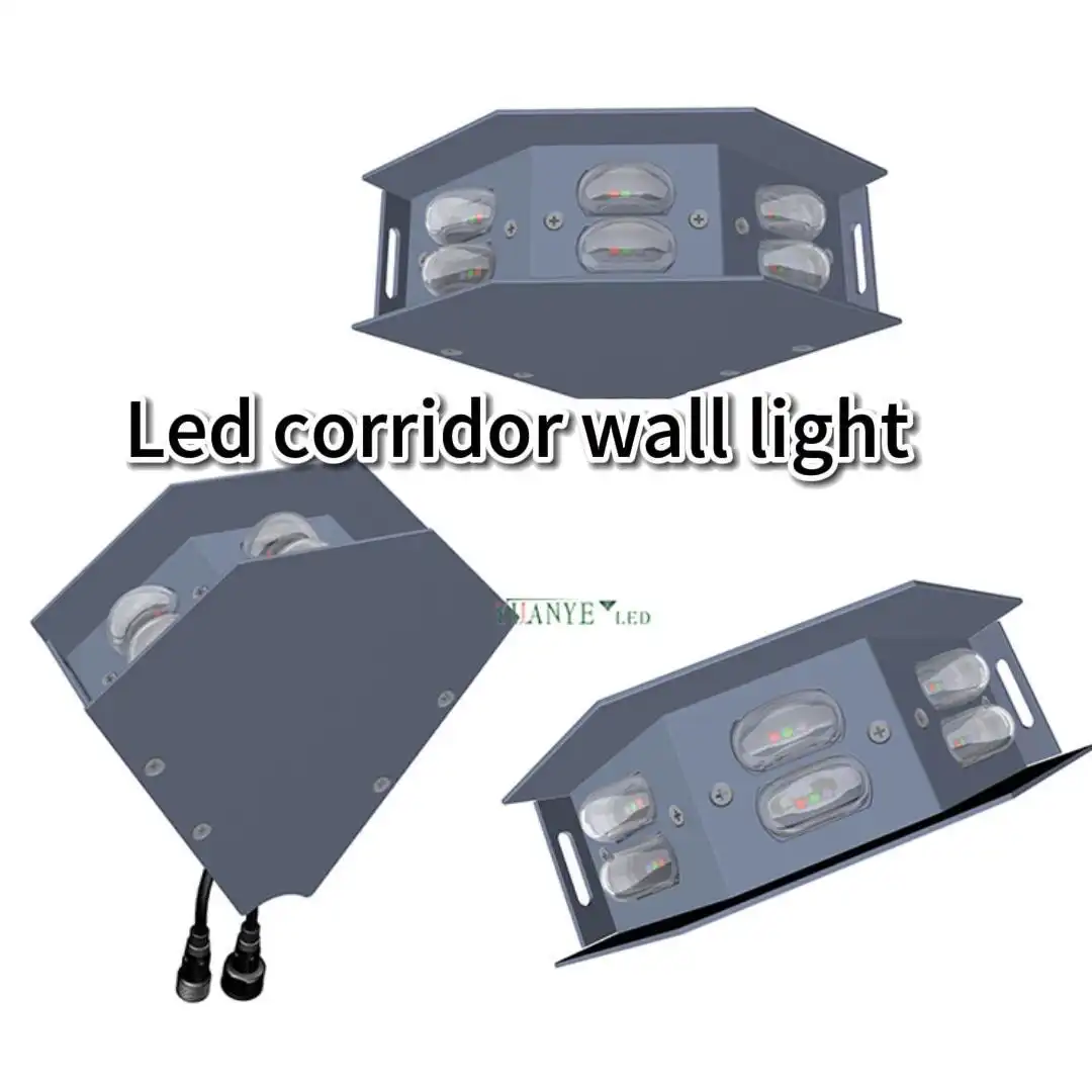 Yuanye LED Window Trick Light 6W 9W 12W Koridor Lampu Dinding Sudut 360 darjah Projek Bangunan Luaran YY-BDW009 1