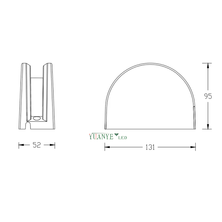 New Design Ip65 Suspended Lamp Led Window Rgb Warm White Sound Activated Corridor Light YY-BDW008 8