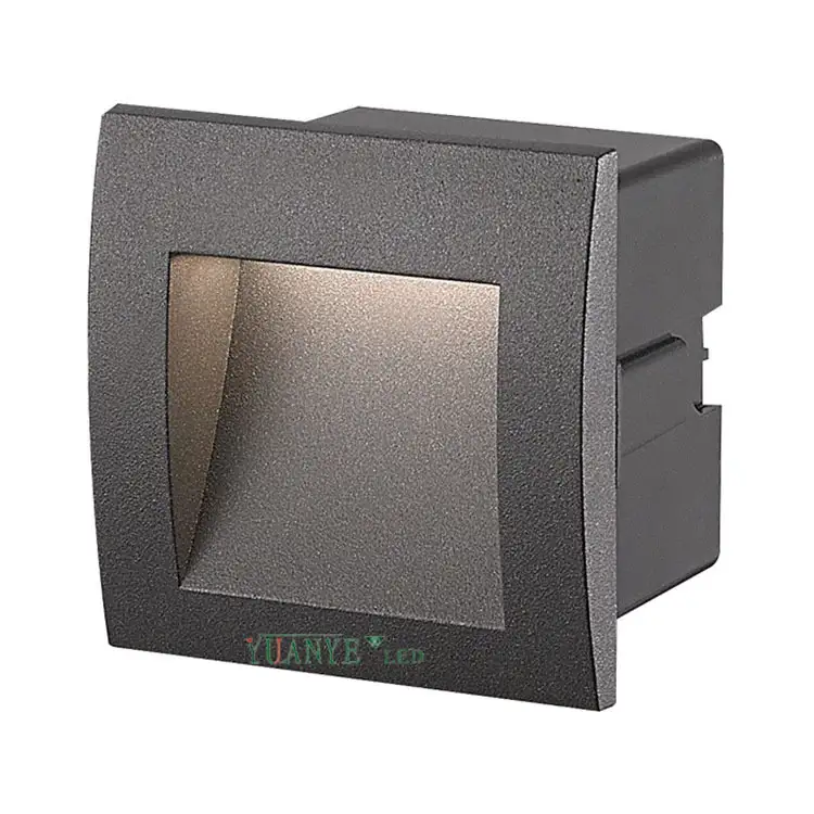New Model Modern Led Embedded Mounted Step Light Induction YY-QJL001 1w 2w 3w Smart Adjustable Ramp Yuanyeled 1