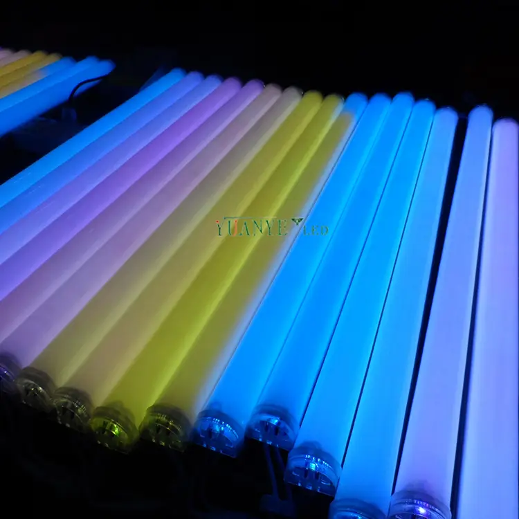 Diretto da fabbrica LED senza eguali Luce a tubo RGB lineare per la piazza da costruzione esterno regolabile YY-HL5075 1