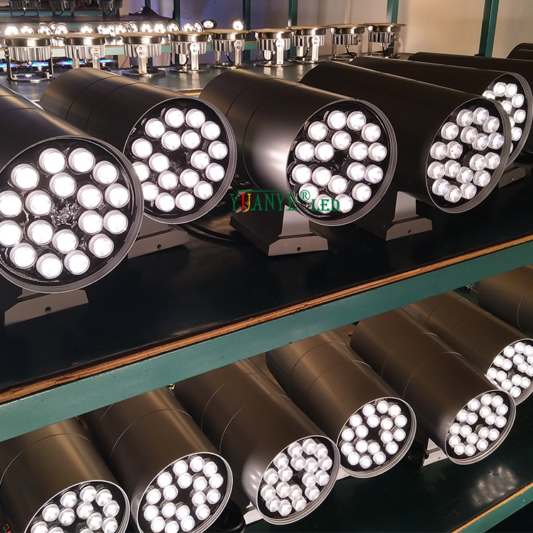 Led wall light color changing projector outdoor projection lamp custom day light control sensor switch YY-BDR001-B 8