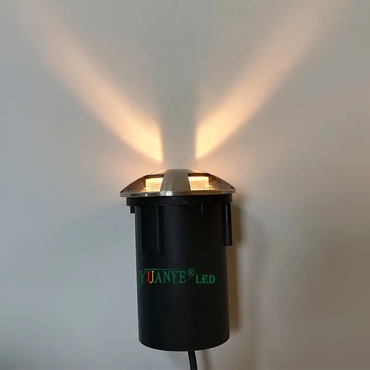 ステンレス鋼3W 5W 6W LEDアンダーグラウンド埋め込み式ランプクリーエピスタルLEDチップスDIA 4.3インチ高さ6インチYY-DMR026 1