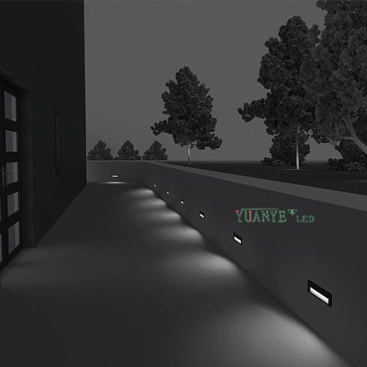 6W 9W 15W 24W Aluminium LED STEP Light IP65 Escaliers extérieurs Lights avec télécommande Walling extérieur YY-QJL024 13