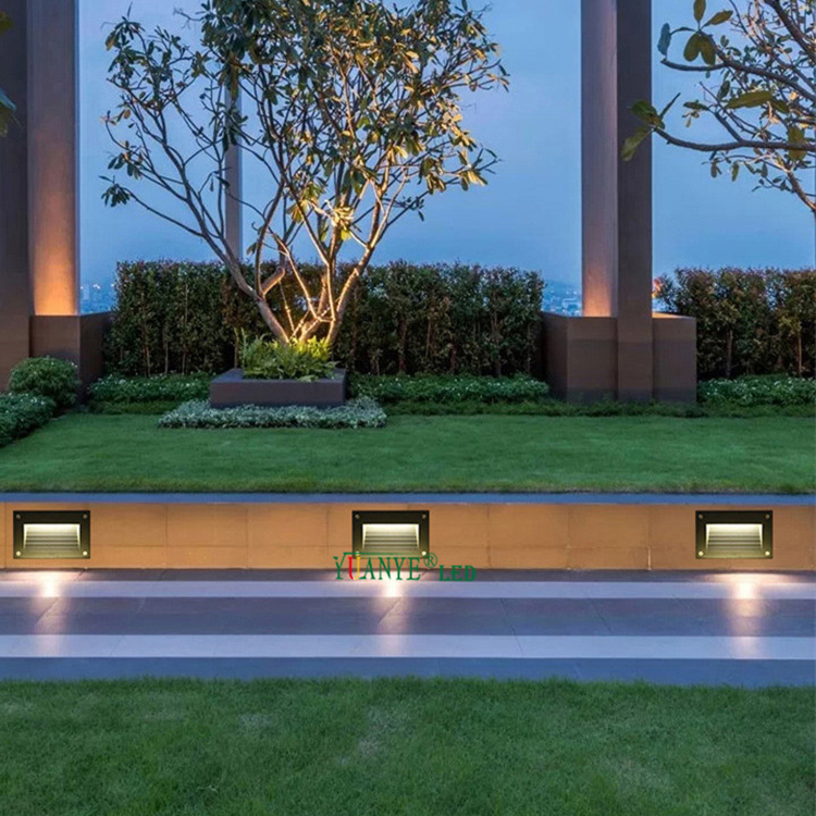 6W 9W 15W 24W Aluminium LED STEP Light IP65 Escaliers extérieurs Lights avec télécommande Walling extérieur YY-QJL024 11