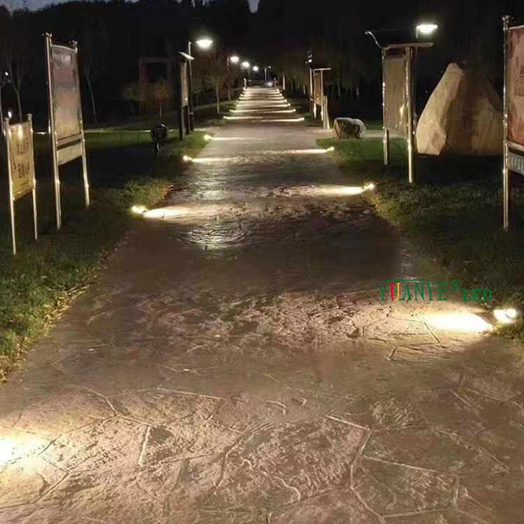 Luces LED de lámpara subterránea Dos lados para la cubierta del césped de la entrada del patio de la acera Luces enterradas yy-DMR024 10