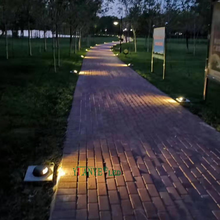 Luces LED de lámpara subterránea Dos lados para la cubierta del césped de la entrada del patio de la acera Luces enterradas yy-DMR024 11