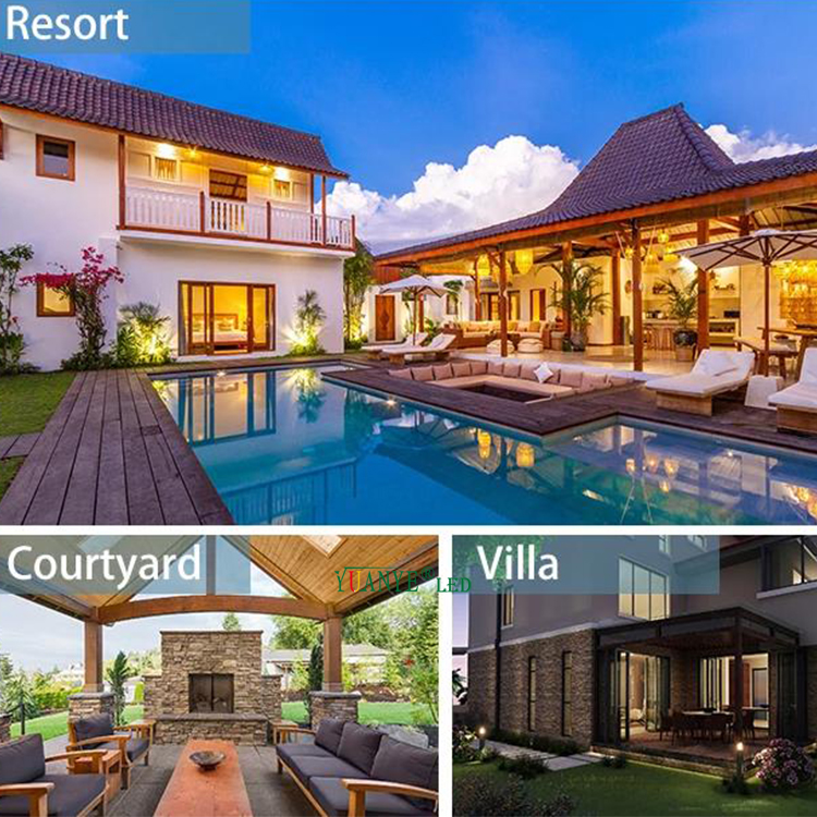 Exterior Led Ceiling Lights Waterproof Ip65 Outdoor Ceiling Surface Mounted Rgb Alexa Google Home Smart Life YY-BDS007-C 13