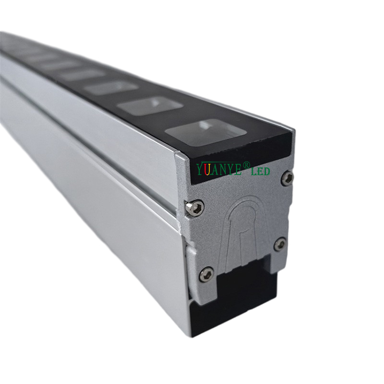 Yuanyeled enterré LED rec de linéaire linéaire Light Light Custom Taille de taille 1,6 pouce RGB 6W 9W 18W 24W YY-DTL008 7