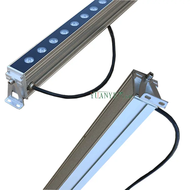 11.8 inci 40 inci LED Wall Washer Light 6W 18W 27W 42W Dengan Dibina Dalam Kawalan DMX512 RDM YY-XQ4065 1
