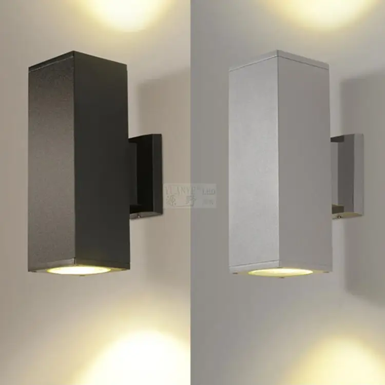 Éclairage mural COB DMX512 Google Home Control Deux têtes Surface d'économie d'énergie montée pour l'hôtel Stadium YY-BDS007-T 1