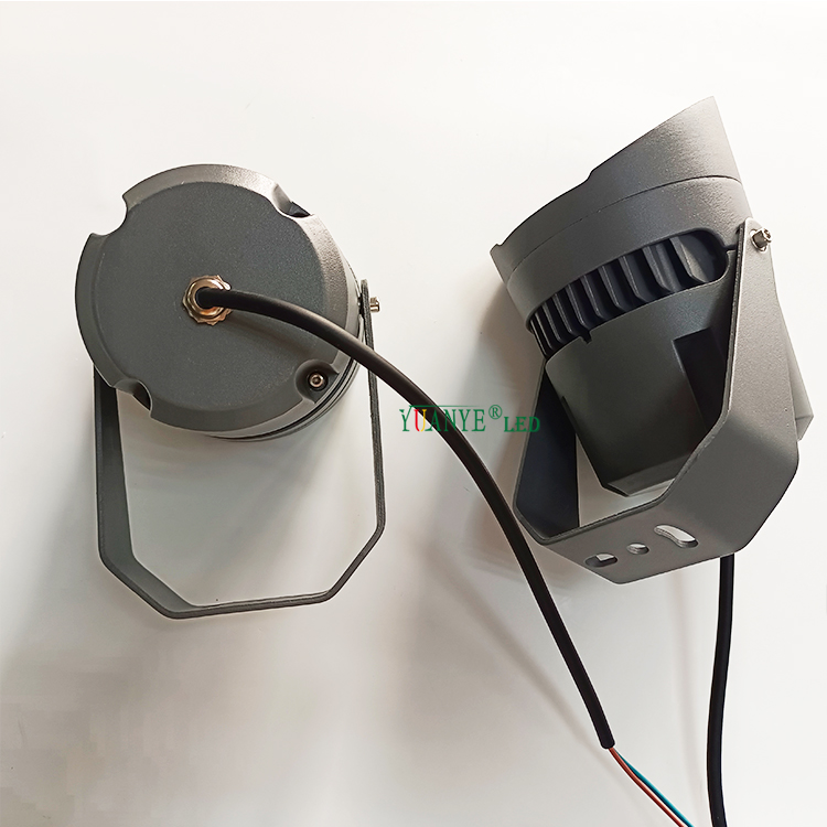 Luz de inundação LED Yuanyeled, branco quente, RGBW, controle remoto, vila americana, parque europeu, iluminação de palco, luzes de festa YY-TG6D 11