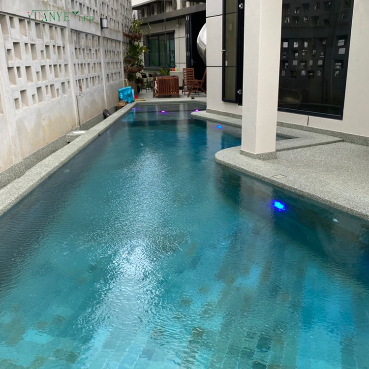 Dancing Luces de piscina submarina Dancing DC12V Luz de fiesta 7.5 mm ABS delgada Zigbee3.0 yy-YCDC 11
