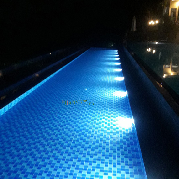 Dancing Luces de piscina submarina Dancing DC12V Luz de fiesta 7.5 mm ABS delgada Zigbee3.0 yy-YCDC 12