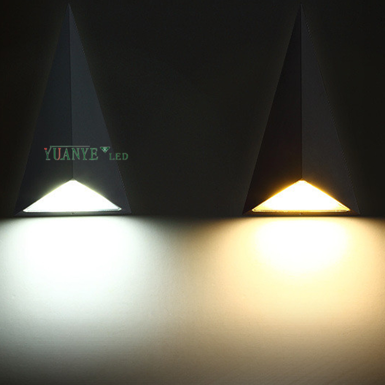 YuaNyELED -Modern LED Exterior Wall Lights Aluminium 5W 6W 9W TriangleIP65003 9