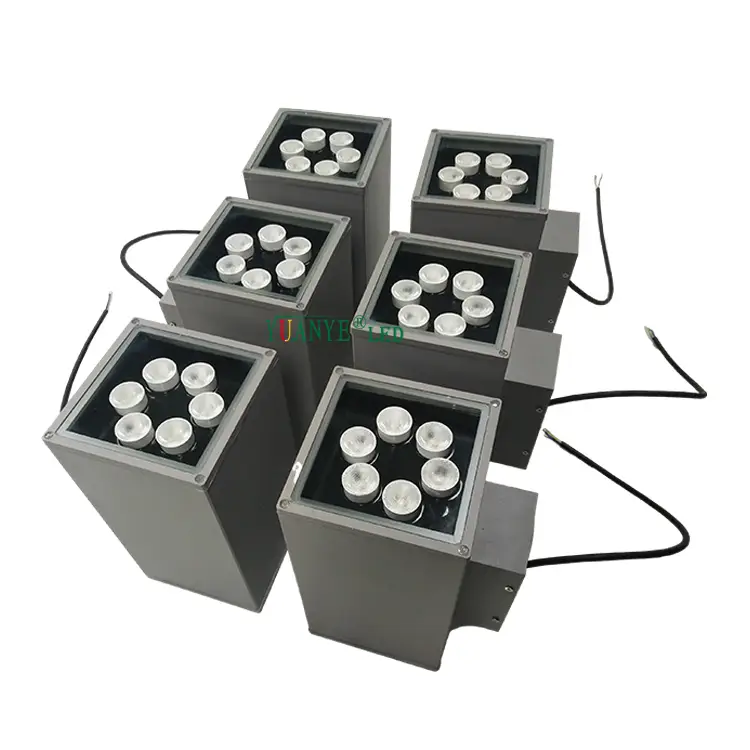 Yuanyeled 12W 18W 30W 48W 단일 또는 더블 사이드 IP65 외부 장식용 LED 전면 도어 조명 CASAMBI YY-BDS007-B 1