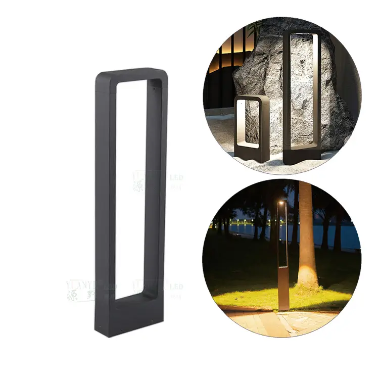 Pilier de clôture à LED extérieure paysage basse tension 5W 6W 12W Assesses décoratives pour Pathway Courtyard YY-CPS160A 1