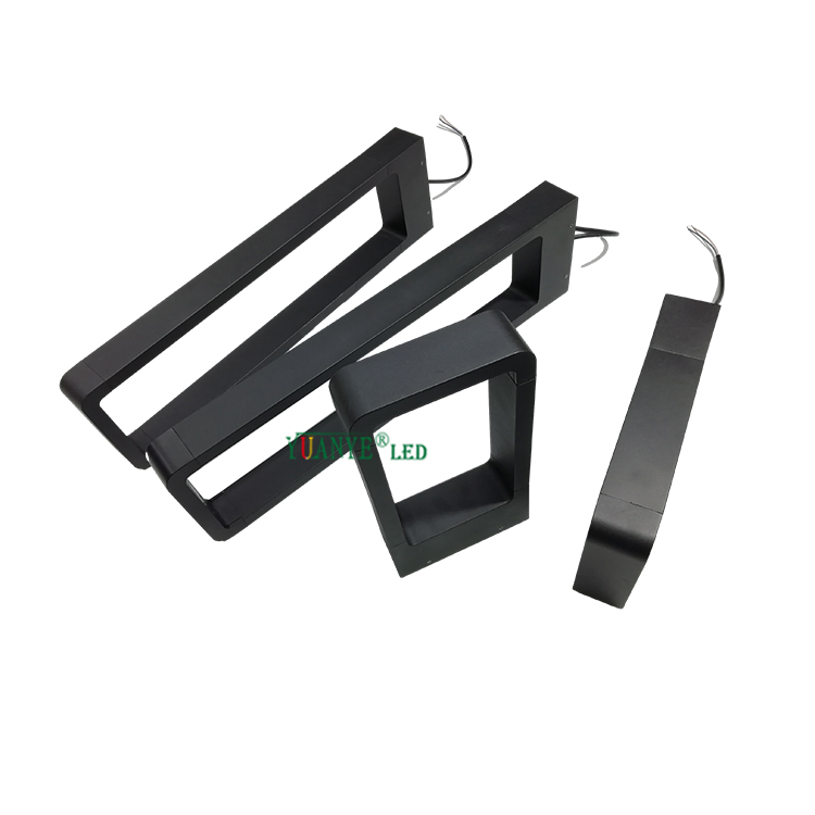 Luz de amarração de jardim decorativo ao ar livre luz yy-cps160a tuya smart alexa retângulo 5w 9w 12w yuanyeled 7