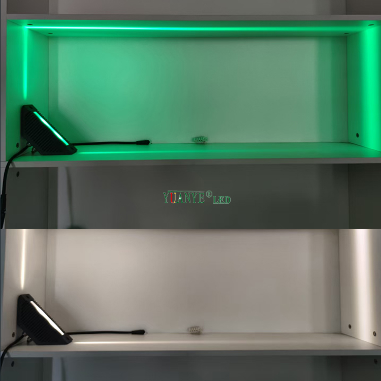 YuanyEled-LED Sill Light IP65 Impermeable a media luna fuera de la luz decorativa para la fiesta del escenario del hotel YY-BDW016 7