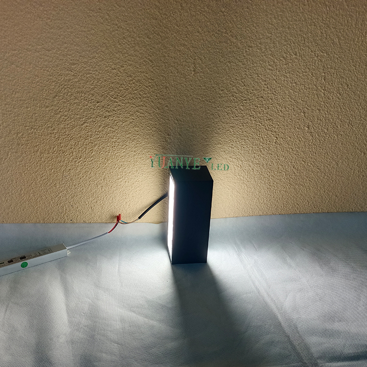 Yuanyeled - LED Wall Outdoor Wall Light IP65 Surface Mount 8W 10W 12W Twin Head Rectangle Untuk Hotel Villa Yy -Bds008 9