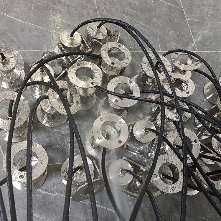 Yuanyeled - Inground Flood IP68 LED Unterwasser helles rostfreier Stahl wasserdicht 12 V DIA50MM YY -SDMR007 9