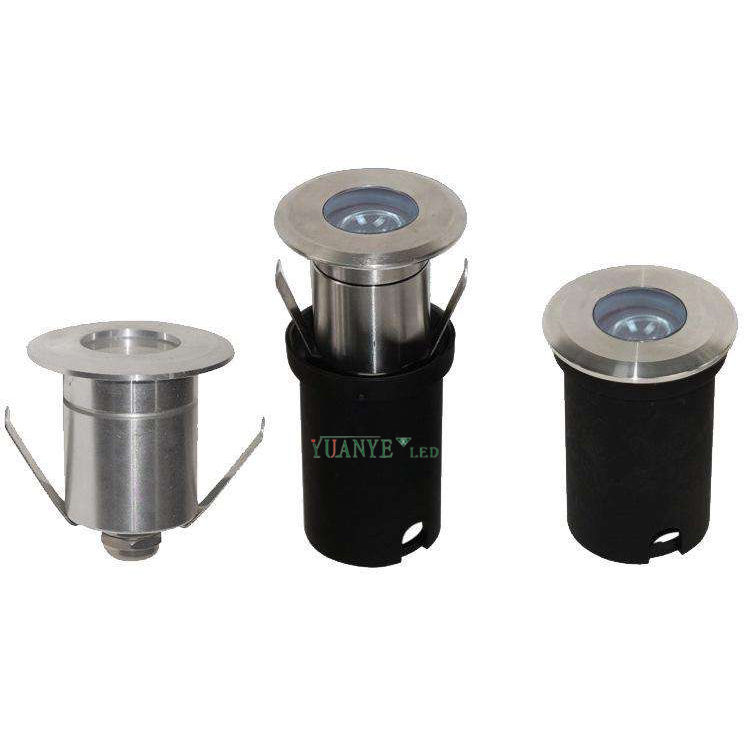 Yuanyeled - Inground Flood IP68 LED Unterwasser helles rostfreier Stahl wasserdicht 12 V DIA50MM YY -SDMR007 8