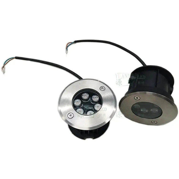 Yuanyeled - piscine imperméable IP68 sous-marine sous-jacente 6W chaude blanc dc24v éclairage extérieur yy-sdda 1