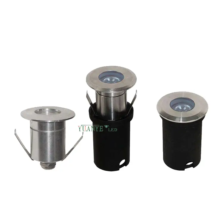 Amazon New Function LED Inground Light IP68 2W 3W 6W 스테인리스 스틸 RGB RGBW Double Waterproof YY-DMR007 1