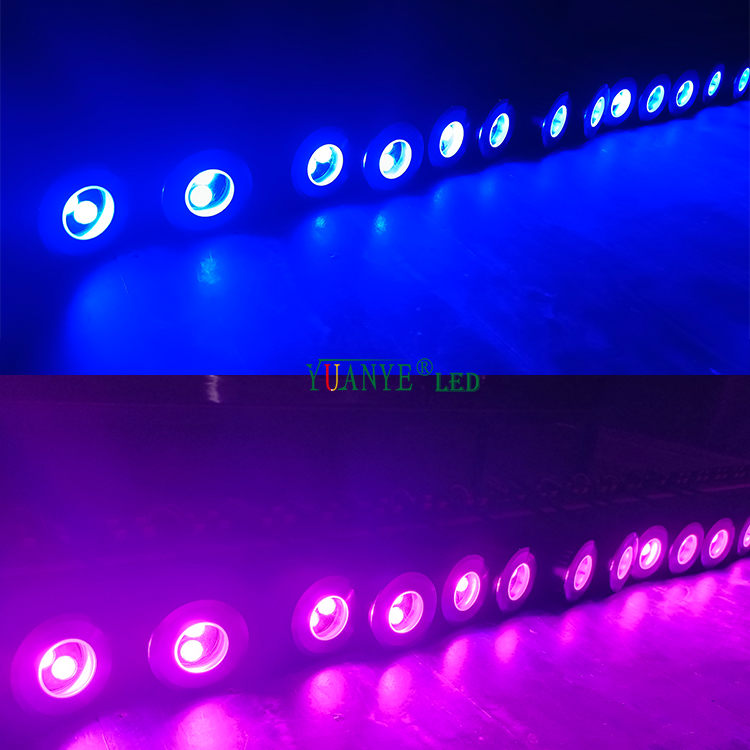 Yuanyeled - Werkspreis IP65 Mini LED Inground Lights DMX512 Fernbedienungsoberfläche montiert YY -DMR007 7