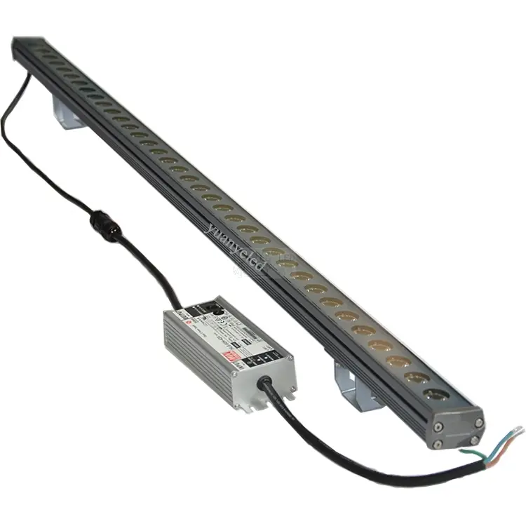 Yuanyeled-Lampu Wall Washer Bar Stage 6W-36W dengan DMX WiFi Dali Control RGB RGBW 3000K 4500K YY-XQ4530 1