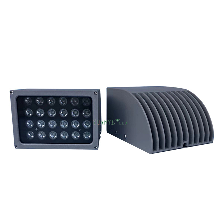 Yuanyeled - Cahaya dinding berkualiti tinggi 12V 24V Solar Outdoor 6W 9W Wifi Control IP65 RGB RGBW YY -BDS003 8